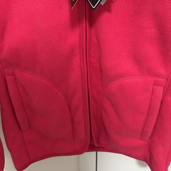 NWT Outdoor Collection Woman’s Fleece Zip Up Jacket in Hot Pink. Size Small. - Picture 5 of 10